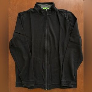 Boss Black Zip Up Sweater